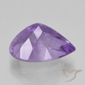 9,17 ctw natürlicher Mittelviolett Amethyst, Birnenform, VVS