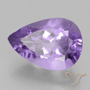9,17 ctw natürlicher Mittelviolett Amethyst, Birnenform, VVS