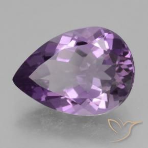 9,17 ctw natürlicher Mittelviolett Amethyst, Birnenform, VVS