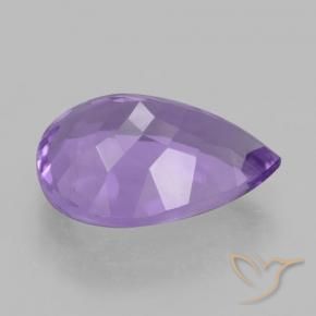 9,17 ctw natürlicher Mittelviolett Amethyst, Birnenform, VVS