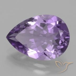 9,17 ctw natürlicher hellviolett Amethyst, Birnenform, VVS