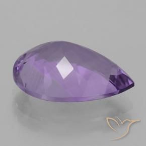 9,17 ctw natürlicher hellviolett Amethyst, Birnenform, VVS
