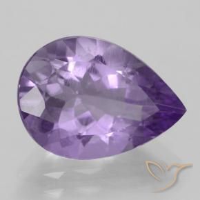 9,17 ctw natürlicher Aubergine Veilchen Amethyst, Birnenform, VVS