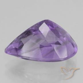 9,17 ctw natürlicher Mittelviolett Amethyst, Birnenform, VVS