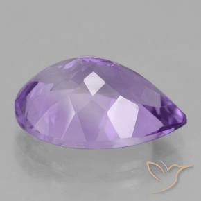9,17 ctw natürlicher Mittelviolett Amethyst, Birnenform, VVS