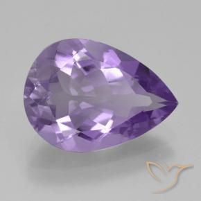 9,17 ctw natürlicher Mittelviolett Amethyst, Birnenform, VVS