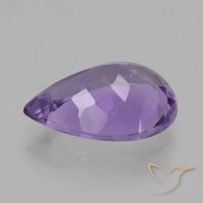 9,17 ctw natürlicher Mittelviolett Amethyst, Birnenform, VVS