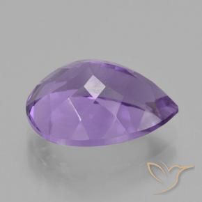 9,17 ctw natürlicher Mittel-helles Violett Amethyst, Birnenform, VVS