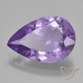 9,17 ctw natürlicher Mittelviolett Amethyst, Birnenform, VVS