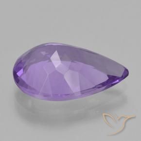9,17 ctw natürlicher Mittelviolett Amethyst, Birnenform, VVS