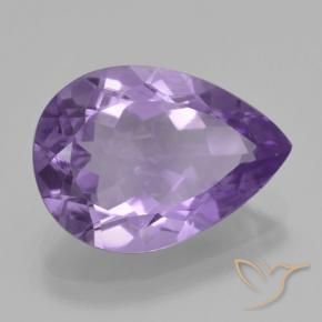 9,17 ctw natürlicher Mittelviolett Amethyst, Birnenform, VVS