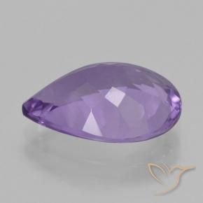 9,17 ctw natürlicher Mittelviolett Amethyst, Birnenform, VVS
