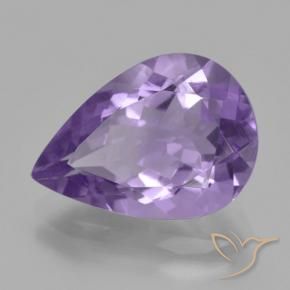 9,17 ctw natürlicher Mittelviolett Amethyst, Birnenform, VVS