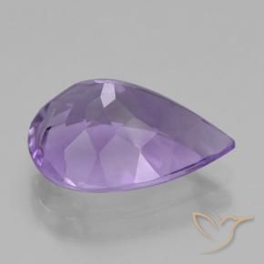 9,17 ctw natürlicher Mittelviolett Amethyst, Birnenform, VVS