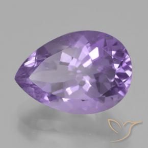 9,17 ctw natürlicher Mittelviolett Amethyst, Birnenform, VS