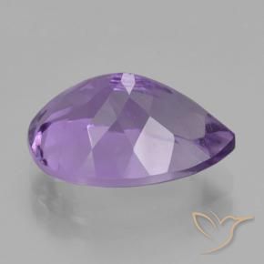9,17 ctw natürlicher Mittelviolett Amethyst, Birnenform, VS