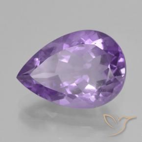 9,17 ctw natürlicher Mittelviolett Amethyst, Birnenform, VVS