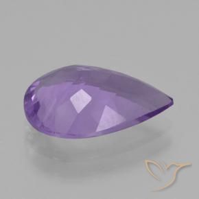 9,17 ctw natürlicher hellviolett Amethyst, Birnenform, VVS