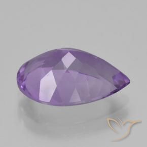 9,17 ctw natürlicher tiefviolett Amethyst, Birnenform, VVS