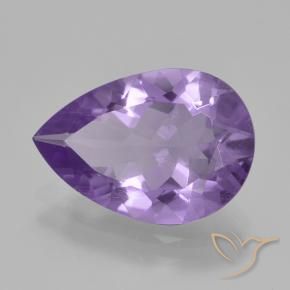 9,17 ctw natürlicher hellviolett Amethyst, Birnenform, VS
