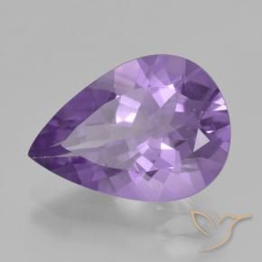 9,17 ctw natürlicher Mittelviolett Amethyst, Birnenform, VVS