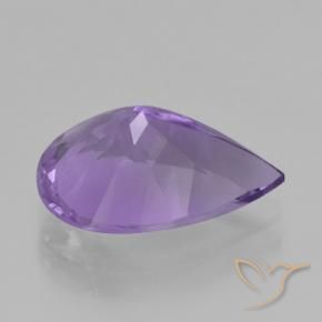 9,17 ctw natürlicher Mittelviolett Amethyst, Birnenform, VVS