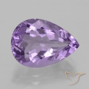 9,17 ctw natürlicher Mittelviolett Amethyst, Birnenform, VVS