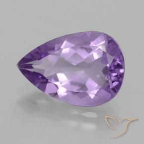 9,17 ctw natürlicher Mittelviolettes Rosa Amethyst, Birnenform, VVS