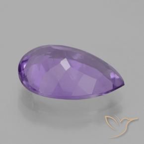 9,17 ctw natürlicher Aubergine Veilchen Amethyst, Birnenform, VVS