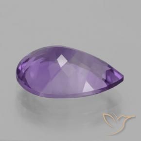 9,17 ctw natürlicher tiefviolett Amethyst, Birnenform, VVS