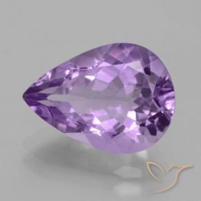 9,17 ctw natürlicher Mittelviolett Amethyst, Birnenform, VVS
