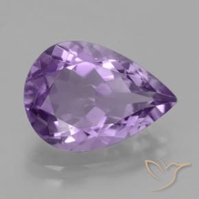 9,17 ctw natürlicher Mittelviolett Amethyst, Birnenform, VVS
