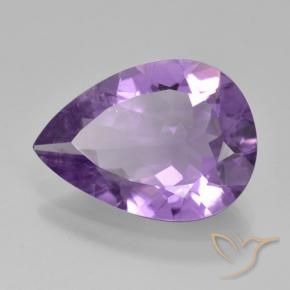 9,17 ctw natürlicher Mittelviolett Amethyst, Birnenform, VVS-VS