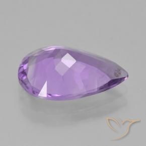 9,17 ctw natürlicher Mittelviolett Amethyst, Birnenform, VVS-VS