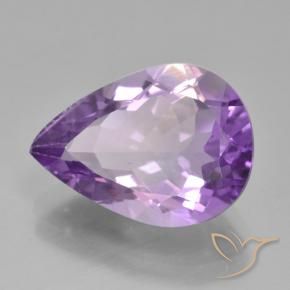 9,17 ctw natürlicher Mittelviolett Amethyst, Birnenform, VVS-VS
