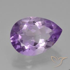 9,17 ctw natürlicher Mittelviolett Amethyst, Birnenform, VS