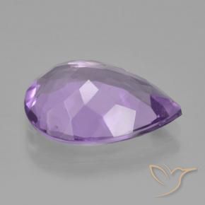 9,17 ctw natürlicher tiefviolett Amethyst, Birnenform, VVS
