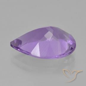 9,17 ctw natürlicher tiefviolett Amethyst, Birnenform, VVS-VS
