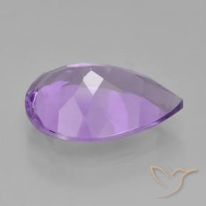 9,17 ctw natürlicher tiefviolett Amethyst, Birnenform, VVS