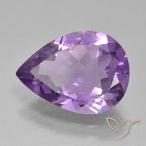 9,17 ctw natürlicher Mittelviolett Amethyst, Birnenform, VVS-VS