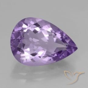 9,17 ctw natürlicher Mittelviolett Amethyst, Birnenform, VVS