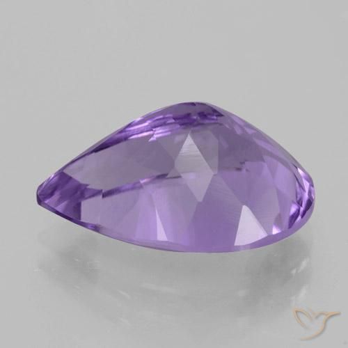 9,17 ctw natürlicher Mittelviolett Amethyst, Birnenform, VVS