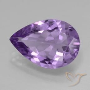 9,17 ctw natürlicher Mittelviolett Amethyst, Birnenform, VVS