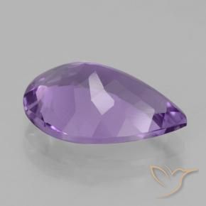9,17 ctw natürlicher Mittelviolett Amethyst, Birnenform, VVS