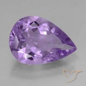 9,17 ctw natürlicher tiefviolett Amethyst, Birnenform, VS