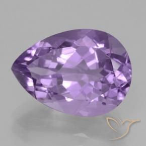 9,17 ctw natürlicher tiefviolett Amethyst, Birnenform, VS