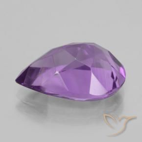 9,17 ctw natürlicher Rosaig-violett Amethyst, Birnenform, VVS