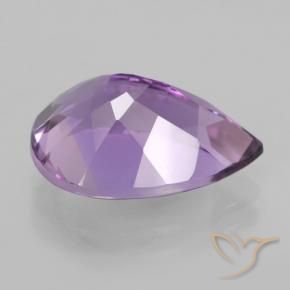 9,17 ctw natürlicher Rosaig-violett Amethyst, Birnenform, VVS