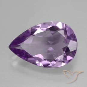 9,17 ctw natürlicher Mittelviolett Amethyst, Birnenform, VVS