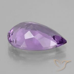 9,17 ctw natürlicher Mittelviolett Amethyst, Birnenform, VVS